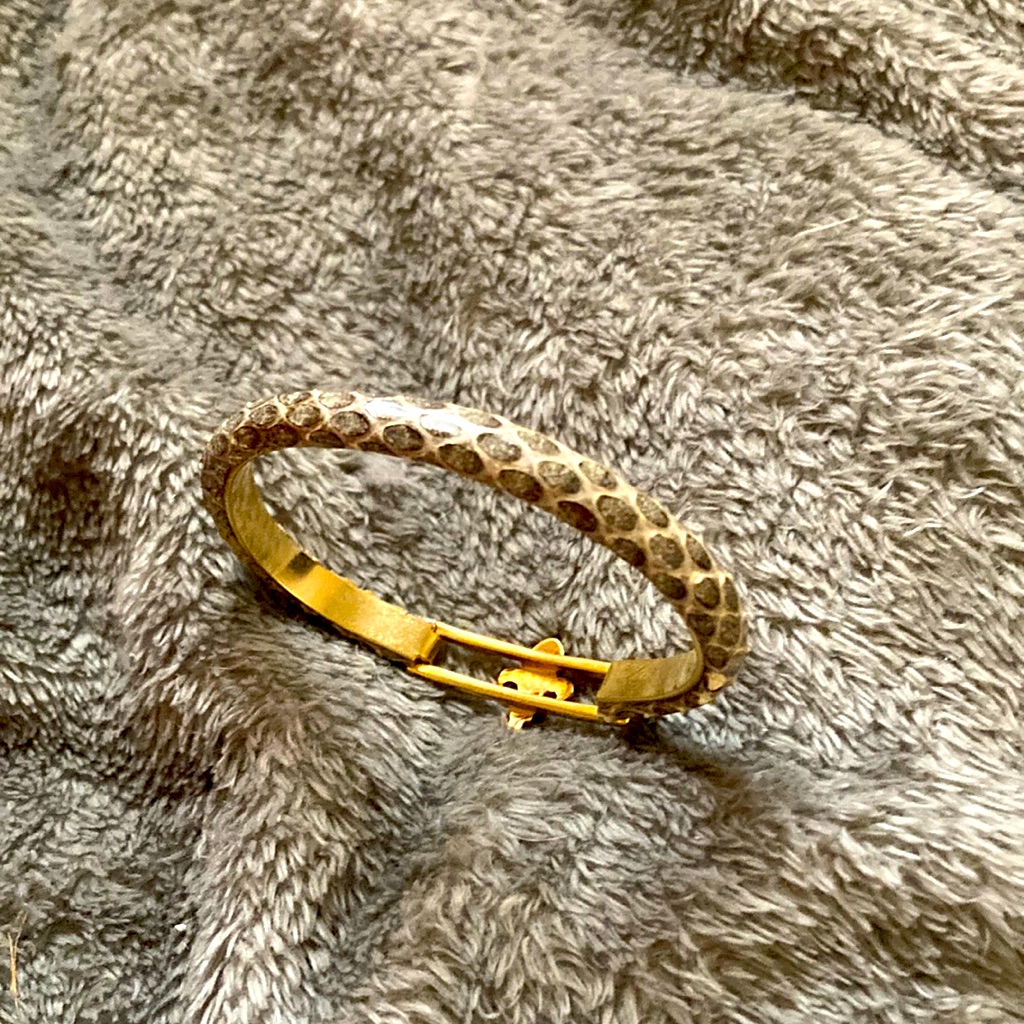 24 Kt Gold Plated Bracelet Made In Italy